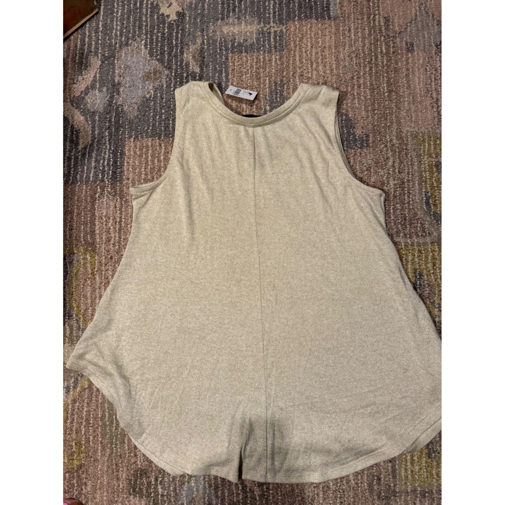 NWT Lane Bryant‎ Womens Sleeveless Top Shirt Sparkly V-Neck Casual - Picture 3 of 3
